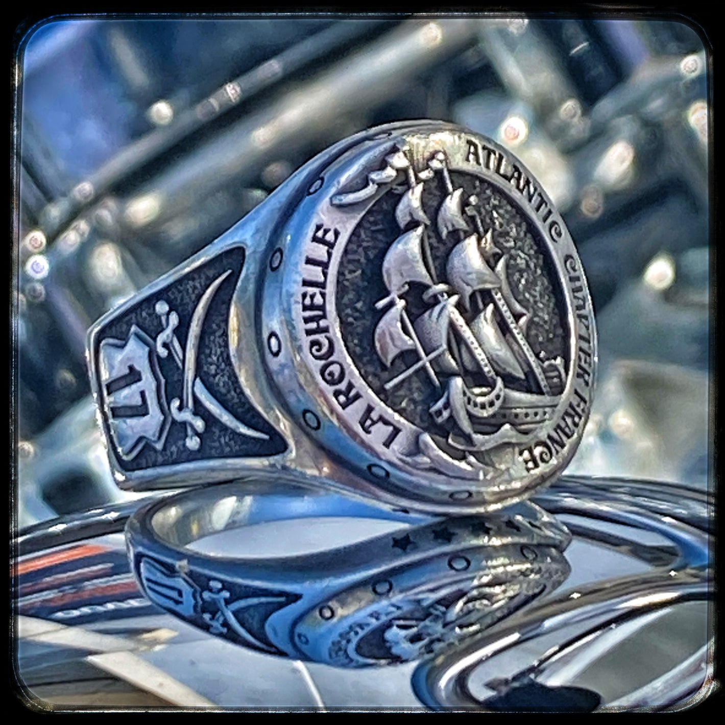 Custom Ring La Rochelle Atlantic Chapter
