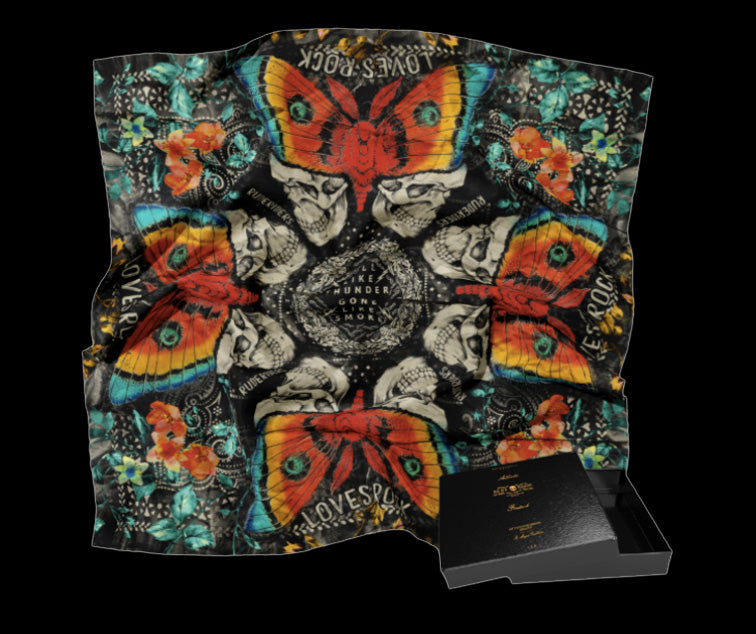 RUDE RIDERS BUTTERFLY scarf
