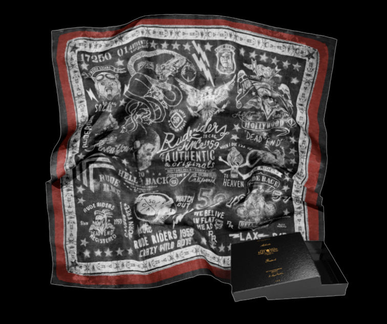 RUDE RIDERS ROOTS scarf