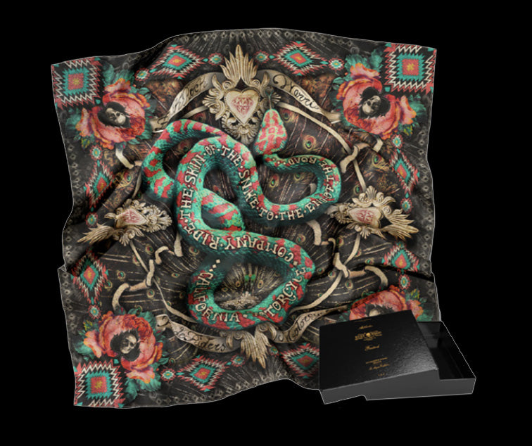 RUDE RIDERS SNAKE scarf
