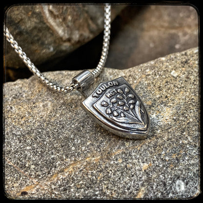 Pendentif Rugby Club Toulonnais RCT acier
