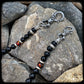 Chaîne de portefeuille BLOODY MARY Perles 10mm, onyx