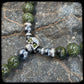 Collier BOSTON Perles 8mm serpentine, larvikite et argent 925