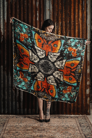 RUDE RIDERS BUTTERFLY scarf