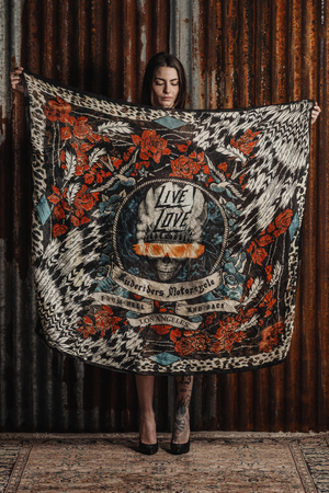 Scarf RUDE RIDERS LIVE LOVE