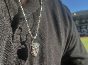 Toulon Rugby Club RCT steel pendant