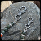 Chaîne de portefeuille PLATOON Perles 10mm, serpentine et magnésite