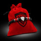 Bracelet Rugby Club Toulonnais RCT perles onyx brillant et howlite