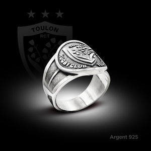 Rugby Club Toulonnais RCT Sport Ring 925 Silver