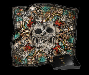 RUDE RIDERS SKULL & EAGLE scarf